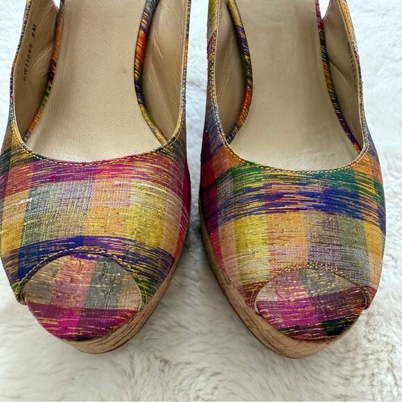 Stuart Weitzman platform women shoes size 8 US Authentic - Picture 4 of 7